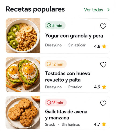 App Cocina Feliz