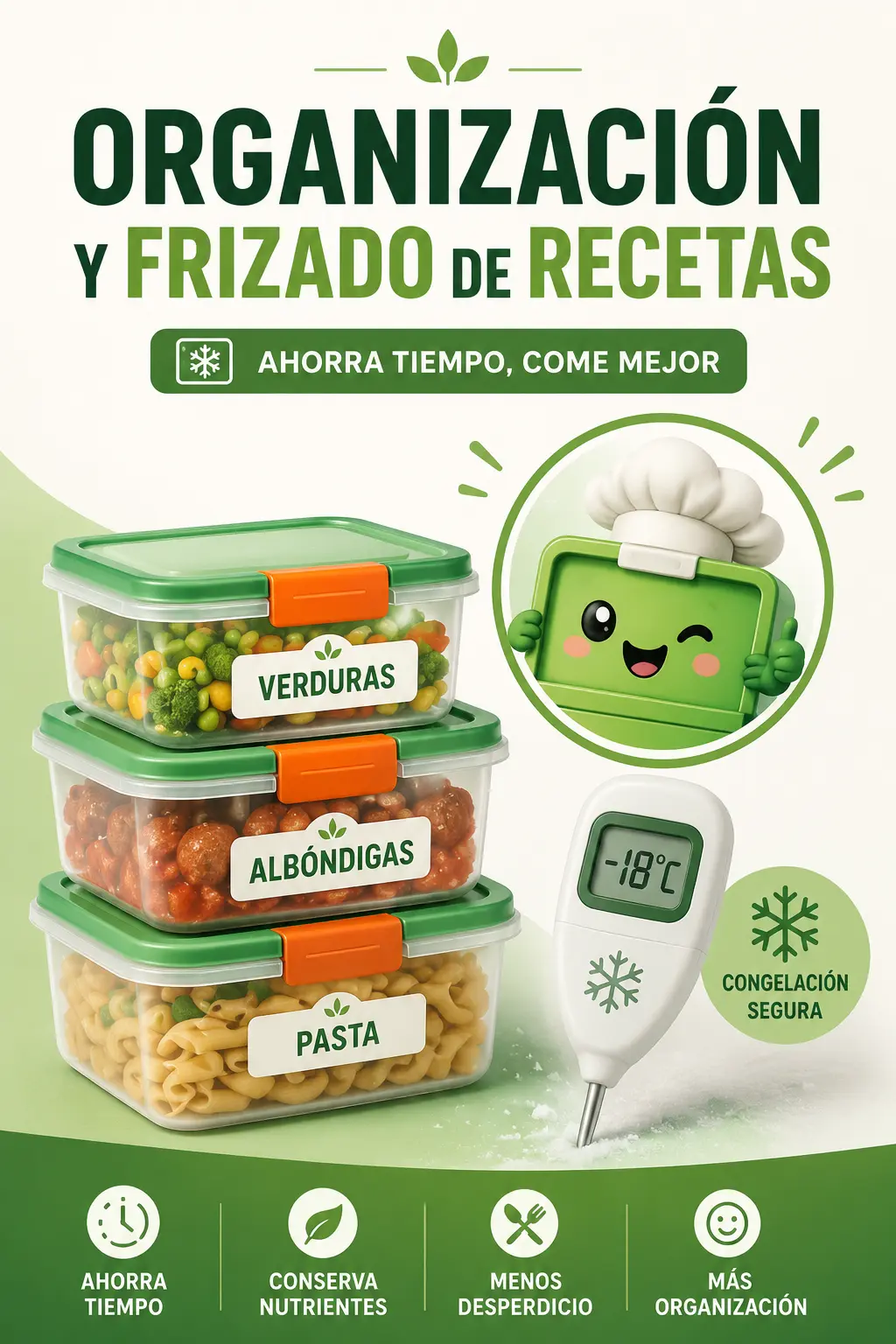 Guía práctica de organización y freezado de recetas