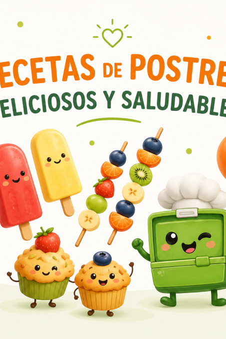 Recetas de postres deliciosos y saludables
